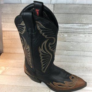 Laredo Women's Boots Hearts and Wings Black Size 8